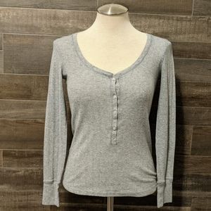 Victoria's Secret Sparkle Glitter Gray Thermal XS